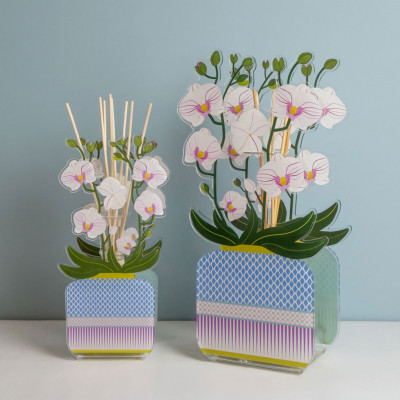  Vesta - Livinia - Profumatore per ambiente in plexiglass con bastoncini fragranza inclusa da 100ml - SKU: 75013 