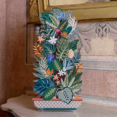  Vesta - Eden - Profumatore per ambiente in plexiglass con bastoncini fragranza inclusa da 500ml - Colore: Verde - SKU: 7506483 