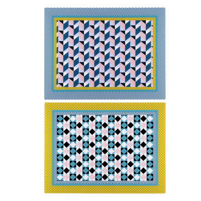  Vesta - Decor - Set 2 tavagliette da tavola Modern - SKU: 04237D46 