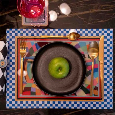  Vesta - Decor - Set 2 tavagliette da tavola Rainbow - Colore: Multicolore - SKU: 04237D48 