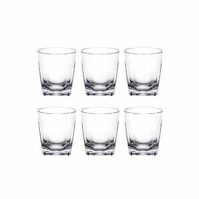 Vesta Party Set 6pz Tumbler di bicchieri bassi Colore: Trasparente