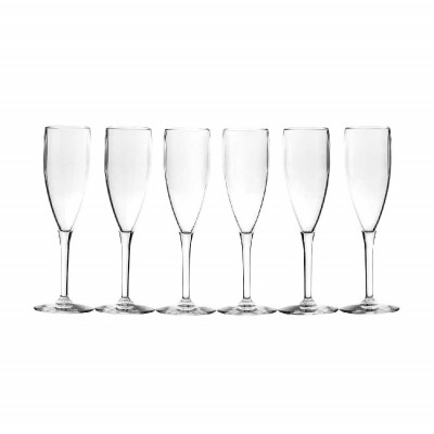 Vesta Party Bicchieri Flut Set 6pz Colore: Trasparente