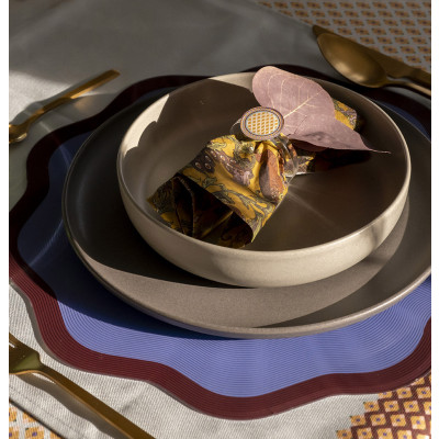 Vesta - Decor - Set 2 pezzi Sottopiatti in PMMA dal design moderno a forma di fiore - SKU: 04261