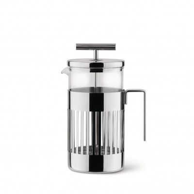 Alessi Caffettiera a Presso-Filtro o Infusiera 9094 3 Tazze Colore: Acciaio