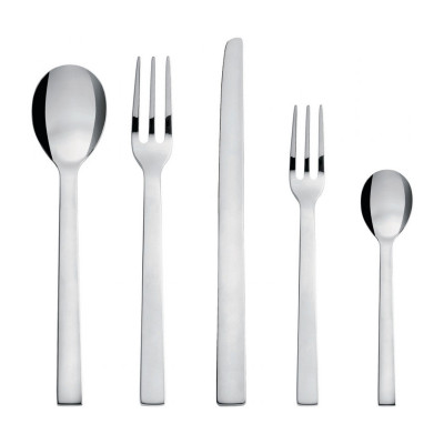  Alessi - Santiago - Servizio Posate Set 5pz - Colore: Acciaio - SKU: DC05S5 