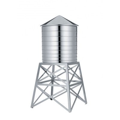 Alessi Contenitore Water Tower Colore: Acciaio