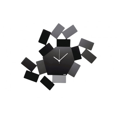 Alessi - La Stanza dello Scirocco - Orologio da parete - Colore: Nero - SKU: MT19B