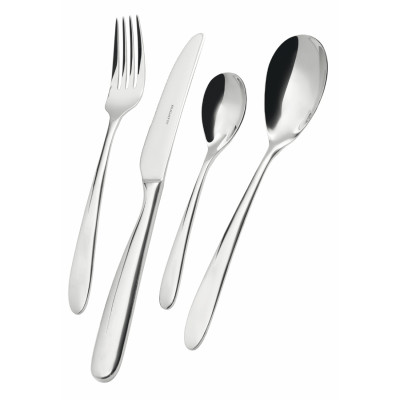  Bugatti - Set di posate in acciaio inox 24px collezione "Capriccio" - SKU: IN-046F50MB 