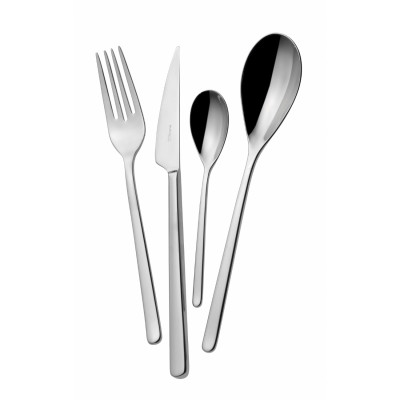  Bugatti - Set di posate in acciaio inox 24px linea "Sintesi" - SKU: IN-079F50MB 
