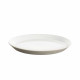 Set di 4 pezzi piatti piani in ceramica stoneware dalle linee moderne