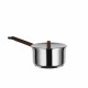 Casseruola a manico lungo in acciaio inossidabile fondo magnetico diametro 16"