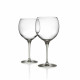 Set di 4 bicchieri per vini rossi in vetro cristallino