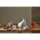 Set per mozzarella composto da contenitore e mestolo forato