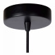 Lampada a sospensione in metallo con diffusore cubico dalle linee moderne