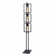 Piantana a 3 lampadine con struttura in metallo dalle linee moderne ed eleganti