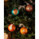 Palla per albero di Natale in vetro soffiato "Bue"