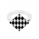 Set 6 allacciatovaglioli in plexiglass design elegante