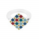 Set 6 allacciatovaglioli in plexiglass design elegante