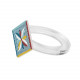 Set 6 allacciatovaglioli in plexiglass design elegante