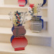 Vaso grande in vetro con coprivaso in plexiglass