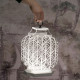 Lampada da tavolo media ricaricabile a LED in plexiglass dal design moderno
