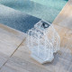 Lampada da tavolo media ricaricabile a LED in plexiglass dal design moderno