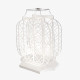 Lampada da terra ricaricabile a LED in plexiglass dal design moderno