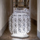 Lampada da terra ricaricabile a LED in plexiglass dal design moderno
