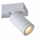 Faretto moderno in alluminio LED dimmerabile con triplo diffusore orientabile