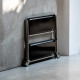 Carrello per cucina richiudibile in acciaio Select
