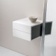 Console per ingresso con contenitore a 2 cassetti