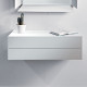 Console per ingresso con contenitore grande a 2 cassetti