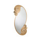 Specchio da parete in metallo dal design moderno
