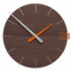 Orologio da parete rotondo in legno dal design moderno