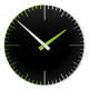 Orologio da parete rotondo in legno dal design moderno