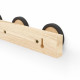 Appendiabiti da parete in stile moderno con 4 pomelli