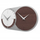 Orologio da parete in legno con fuso orario