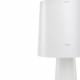 Piantana alta con base in metallo e diffusore in PVC con 3 luci