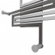 Appendiabiti a muro di design moderno in legno con 4 ganci in alluminio