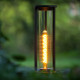Lampioncino tubolare da giardino in alluminio moderna con diffusore in pvc