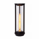Lampioncino tubolare da giardino in alluminio moderna con diffusore in pvc