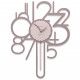 Orologio da parete a pendolo in legno dal design moderno ed elegante