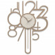 Orologio da parete a pendolo in legno dal design moderno ed elegante