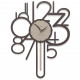 Orologio da parete a pendolo in legno dal design moderno ed elegante