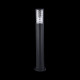 Lampione da giaridno corpo in metallo diffusore in vetro a lampadine LED