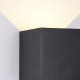 Applique da parete a LED in stile moderno in metallo per esterni
