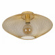 Plafoniera con struttura e diffusore in metallo intrecciato dal design moderno