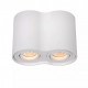 Faretto rotondo struttura moderna in alluminio con doppio diffusore orientabile