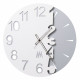 Orologio da parete di design in metallo con numeri ritagliati