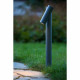 Paletto luce da giardino diffusore a LED in alluminio orientabile